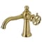 Kingston Brass Single-Handle Bathroom Faucet with Push Pop-Up, Brushed Brass KS3547CG - alternate 1